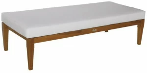 Il Giardino di Legno Прямоугольный деревянный садовый пуф Georgetown 232