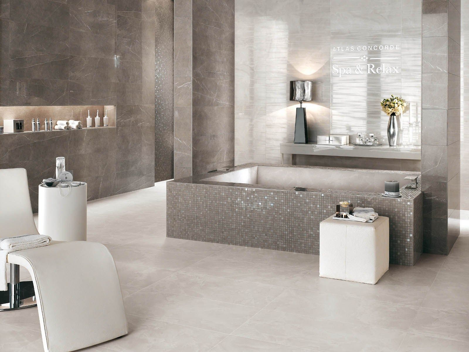 Белое керамическое покрытие с эффектом мрамора Atlas Concorde ARCH-00014706 - Вид №2