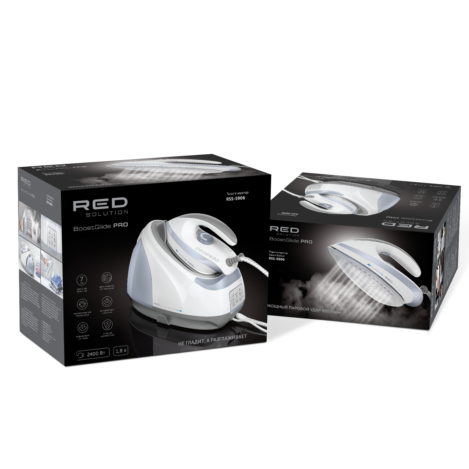 9027162 Парогенератор RED SOLUTION RSS-5906 белый STDN-0046131 - Вид №5