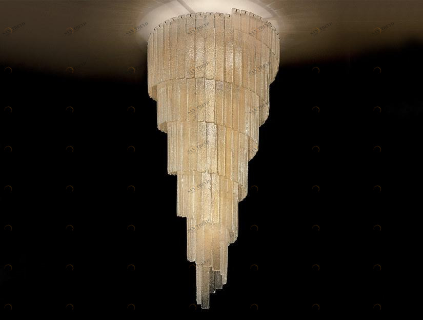 Masiero Потолочный светильник с керамогранитом Glass sun-id-1382338