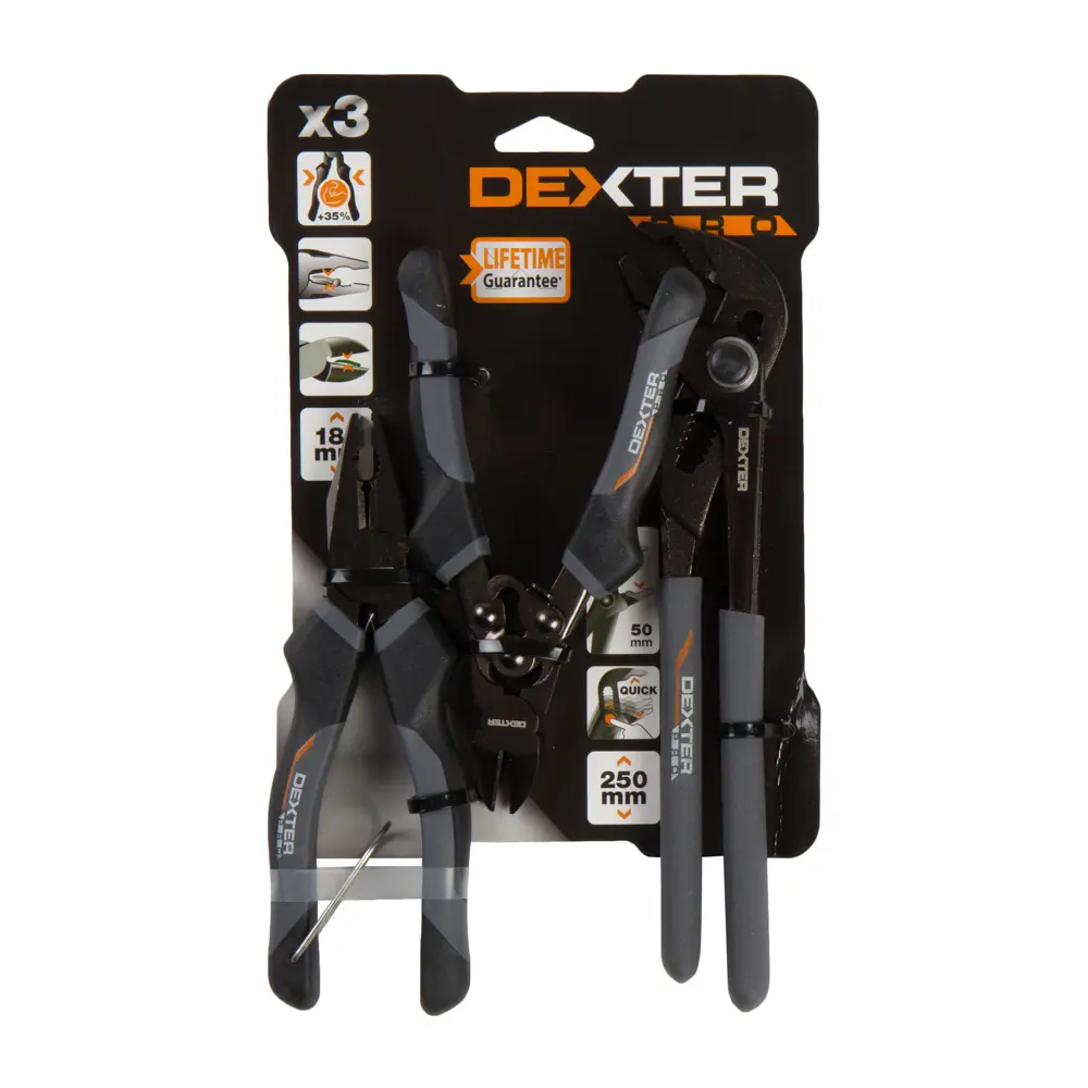Набор плоскогубцы Dexter Pro 3 шт STLM-2173397 - Вид №10