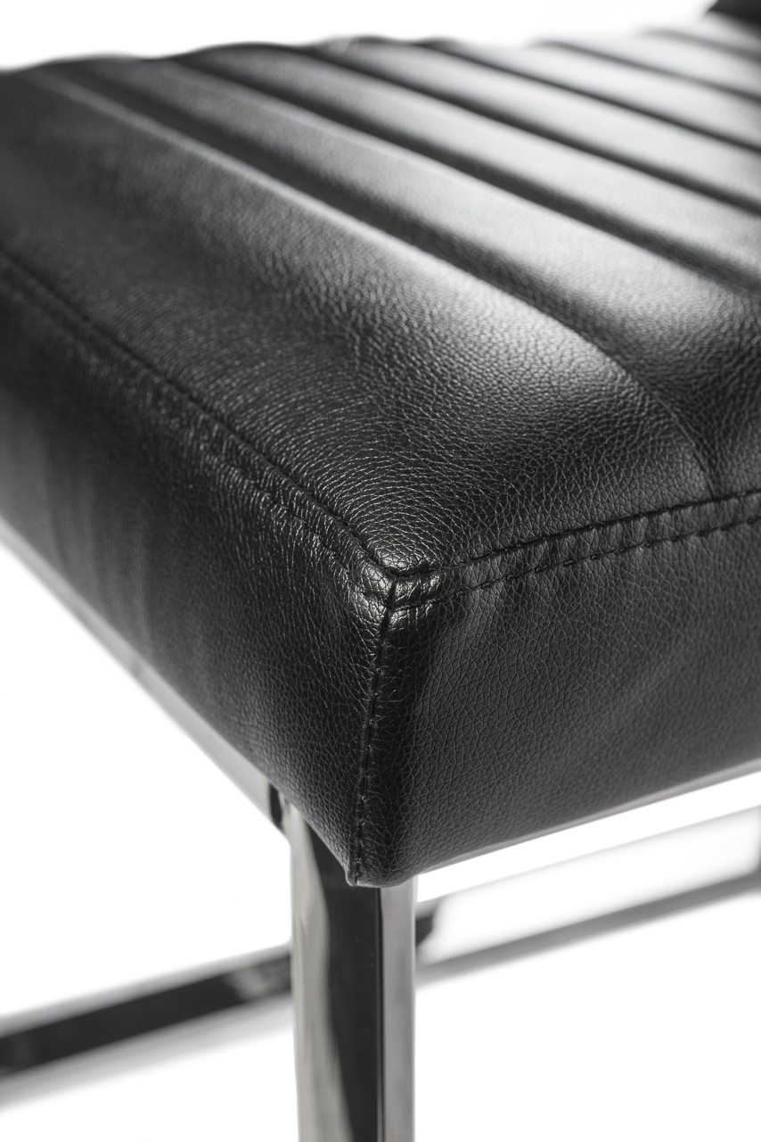 Стул черный с металлическими ножками Almohada ДОМАШНЯЯ ОБСТАНОВКА ALMOHADA 045149 Черный Santreyd  - Вид №5