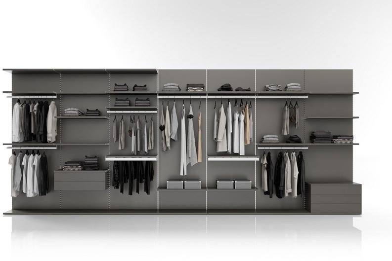 De Rosso Шкаф на заказ с hpl и алюминиевыми раздвижными дверями Aliante system sun-id-1499520 - Вид №27