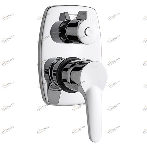 22187 Встроенный монокомандный смеситель для душа, три выхода EFFEPI RUBINETTERIE Pinto 