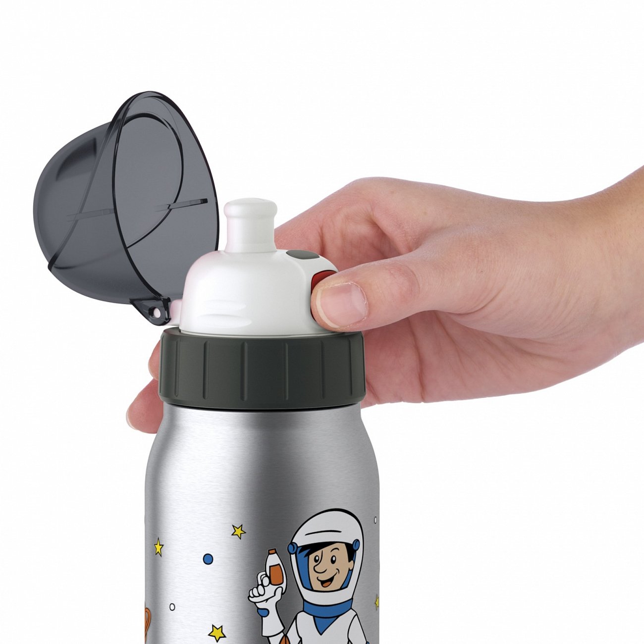 Термофляжка детская серая 0,35 л Iso2Go "Астронавт" EMSA ДИЗАЙНЕРСКИЕ 00-3951785 Серый  - Вид №4