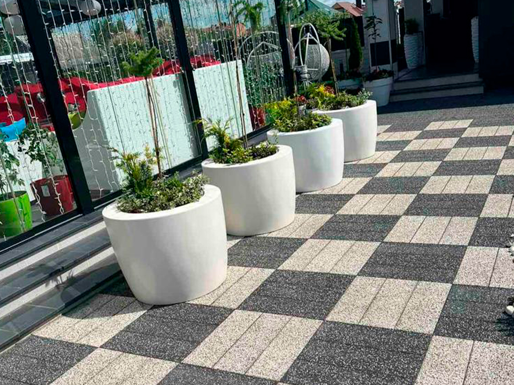 Кашпо коллекции "Дива" FD-04-72 80/80 ГеоПластБорд GPBST-100