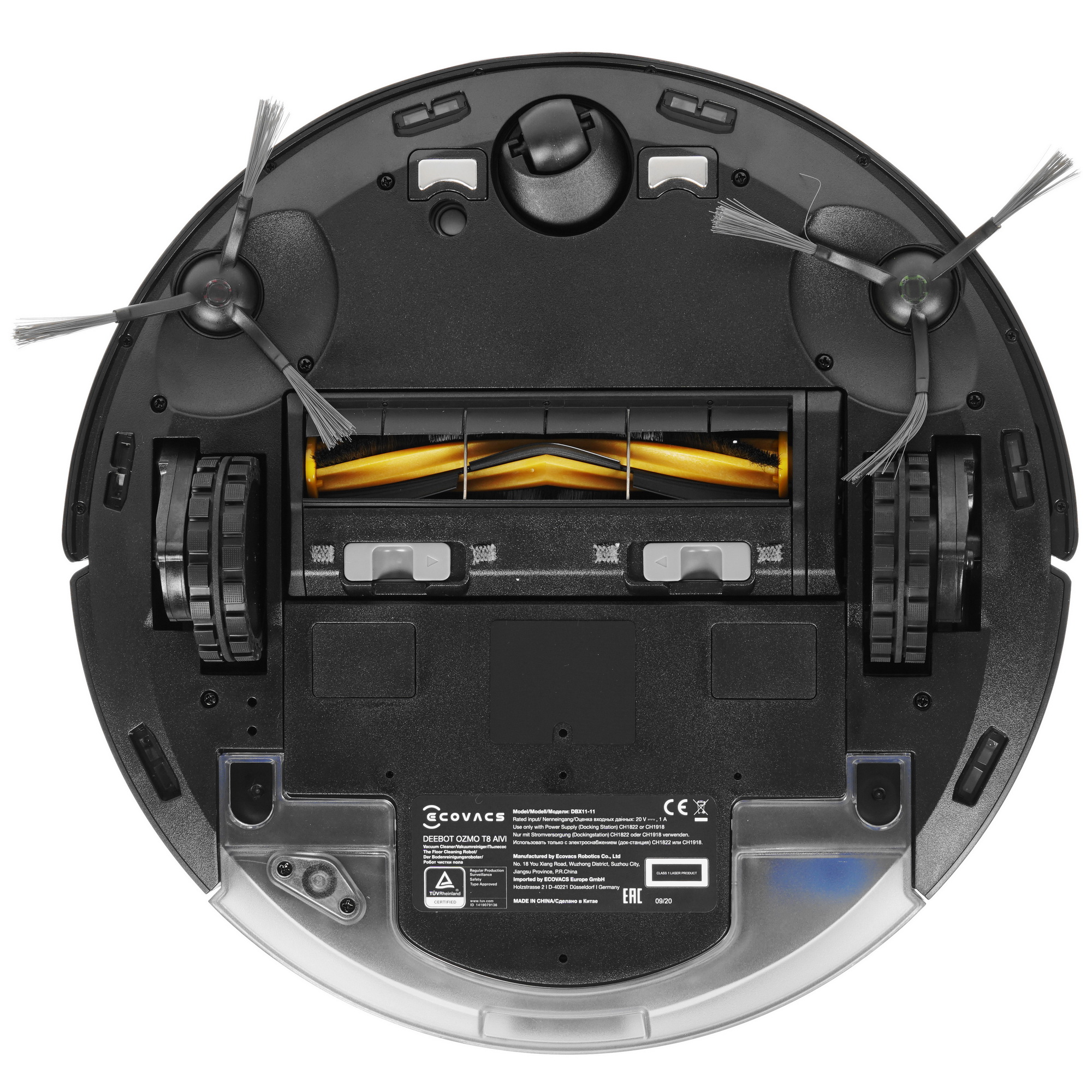 1678810 Робот-пылесос Ecovacs DEEBOT OZMO T8 AIVI черный STDN-0077255 - Вид №3