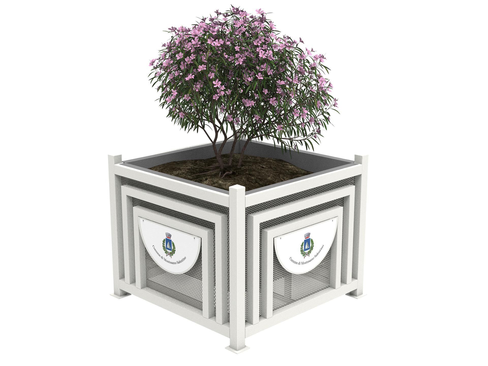 Плантатор для общественных мест с табличкой Lazzari Макинтош ARCH-00073388 - Вид №8