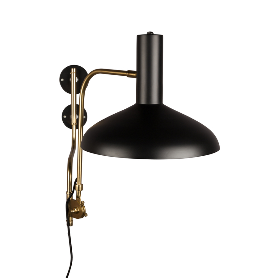 Лампа настенная Devi, черная Dutchbone 5400009 - Вид №3