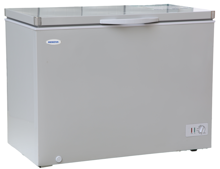 9270374 Морозильный ларь RENOVA FC-385C серебристый STDN-0100708