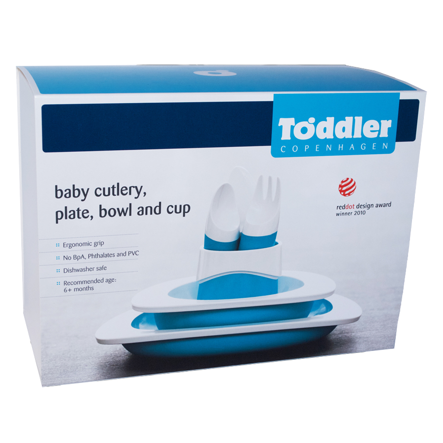 TD-6SET-B Набор столовый детский голубой FABRIKATORS  - Вид №6