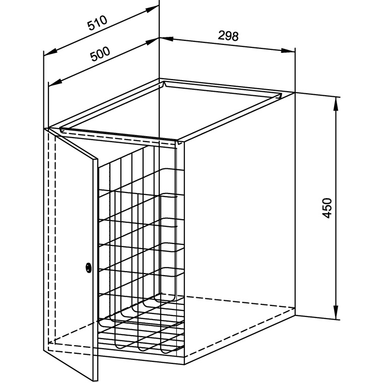 828180 Урна для мусора WP198 WAGNER_EWAR A-LINE Wagner Ewar  - Вид №1