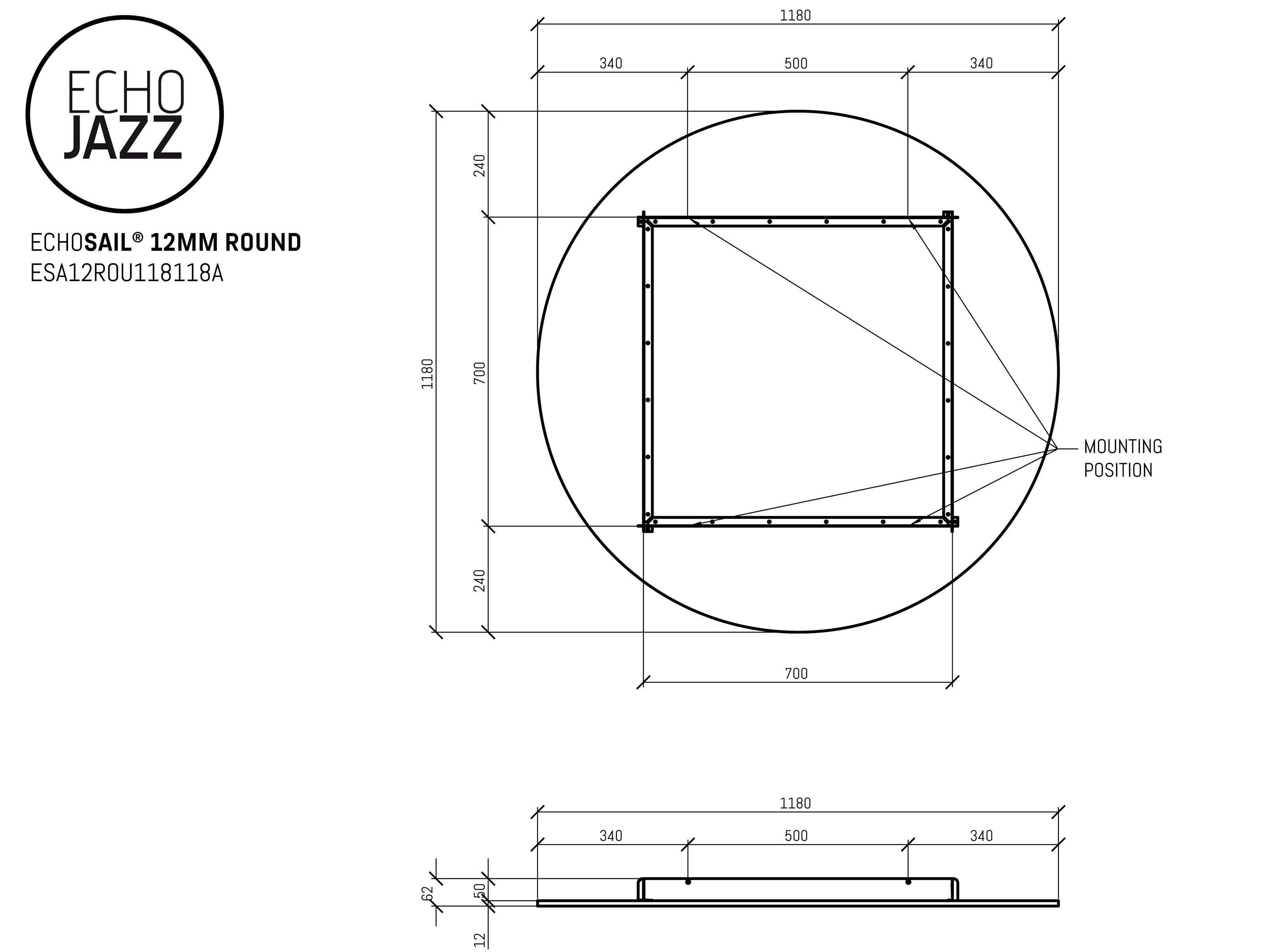Акустическая подвесная панель из ПЭТ ECHOJAZZ ECHOSAIL® ARCH-00062331 - Вид №10