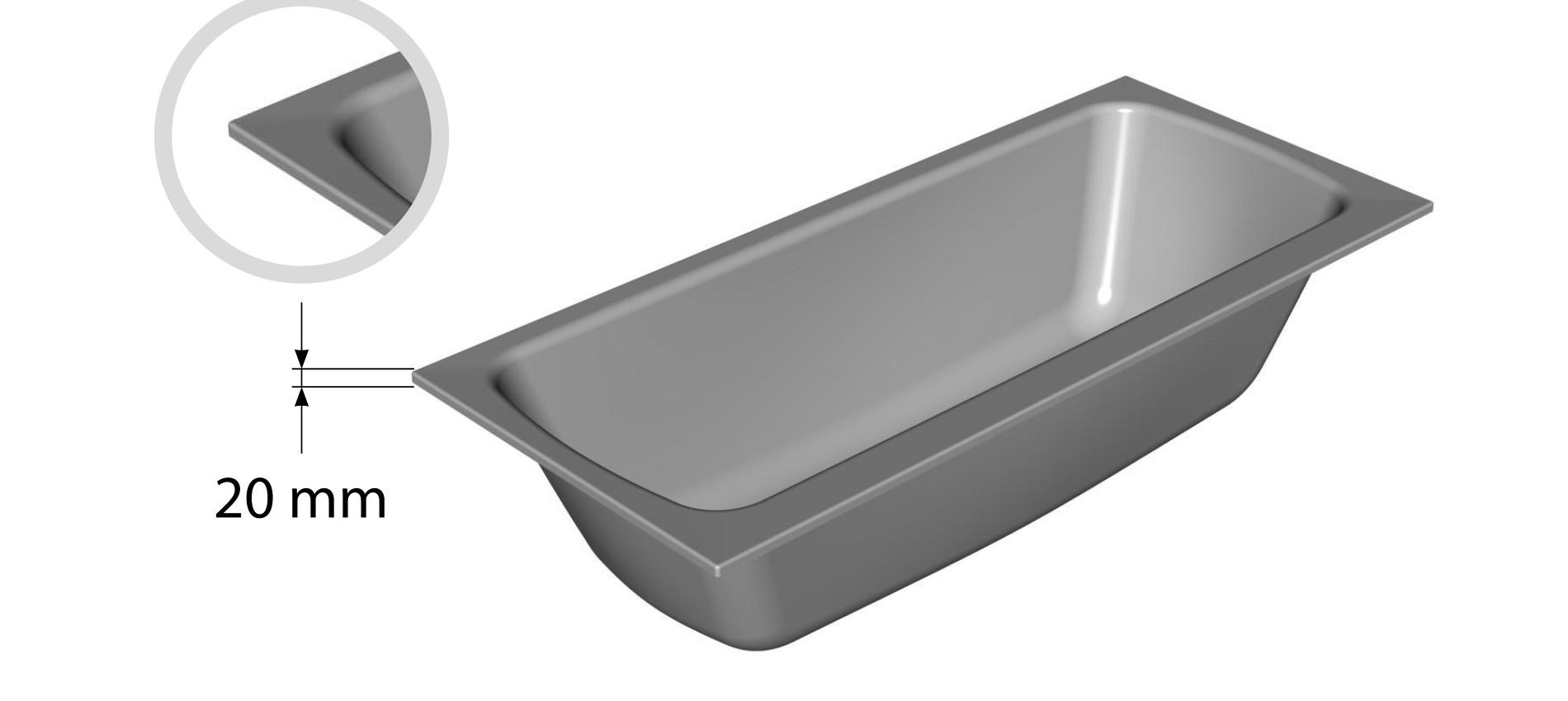 Акриловая ванна Kolpa-San Bell 00843 хромотерапия Словения - Вид №2