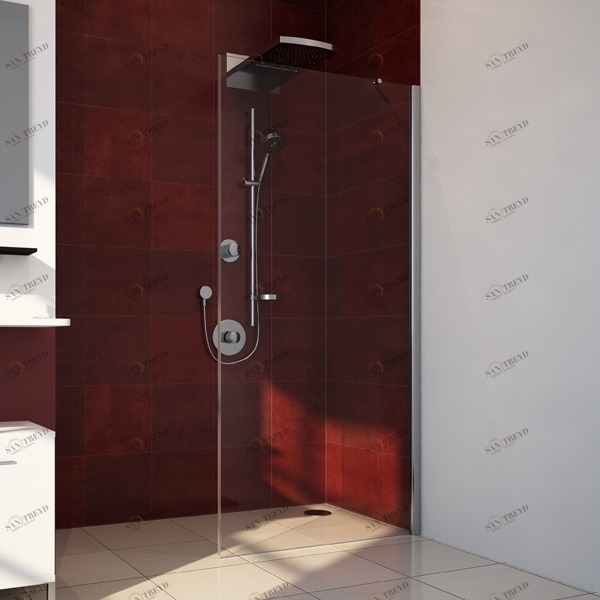 Душевая перегородка в нишу 100x190 GK-601N GUTEWETTER LUX DOOR 100X190GK601N