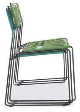 Inday Штабелируемый садовый стул из пластиковой веревки Log sun-id-1448744 - Вид №3