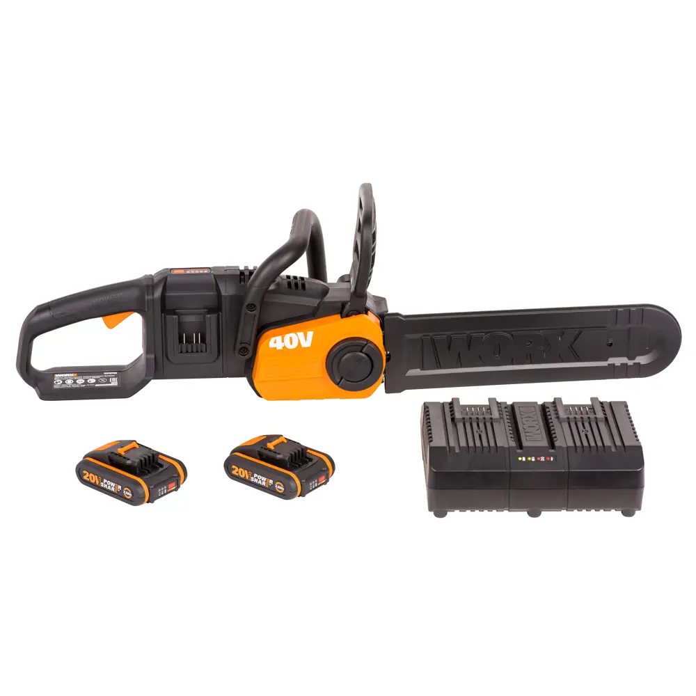 Аккумуляторная пила WORX WP370E 40V с шиной 35 см - полная автономность в работе 82600069 STLM-0031100 - Вид №2