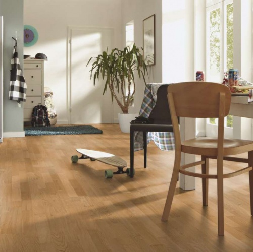 Паркетная доска Meister PС 200 Classic Гармония 910 Дуб Натур (Гладкая) 2400х200 мм 2300200104 - Вид №5