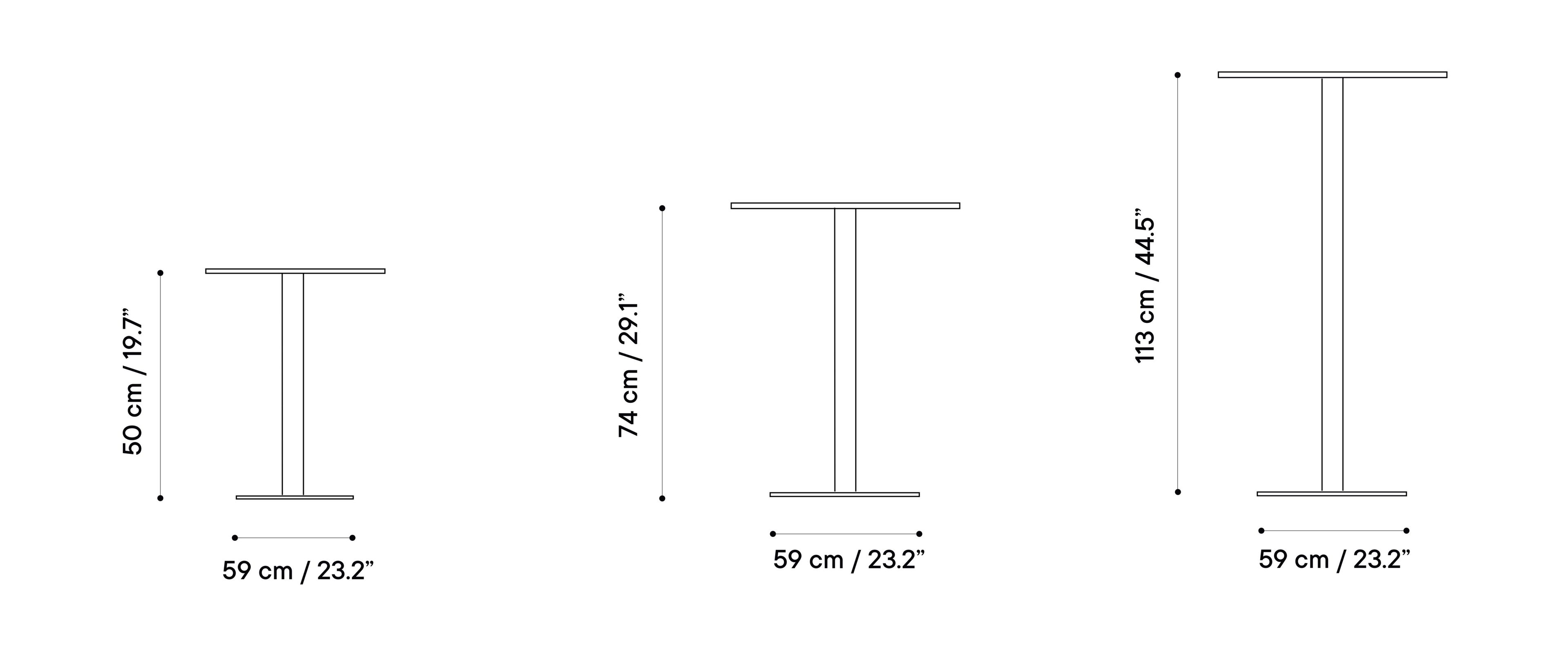 Круглый садовый стол из оцинкованной стали iSimar Антиб ARCH-00037616 - Вид №2
