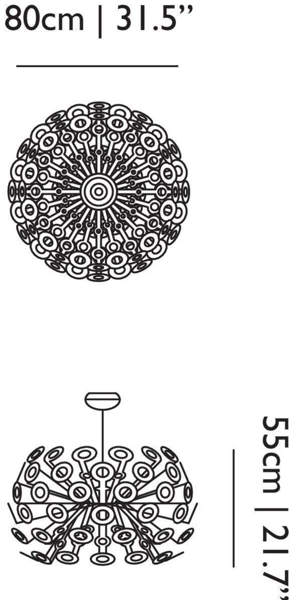 moooi Подвесной светильник из алюминия Dandelion sun-id-1348494 - Вид №3