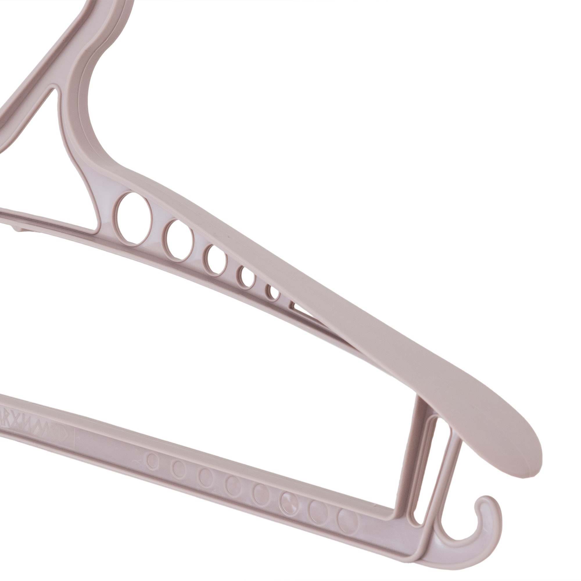 82999642 Плечики размер 48-50 425x188x32 мм, полипропилен, цвет какао Santreyd  - Вид №1