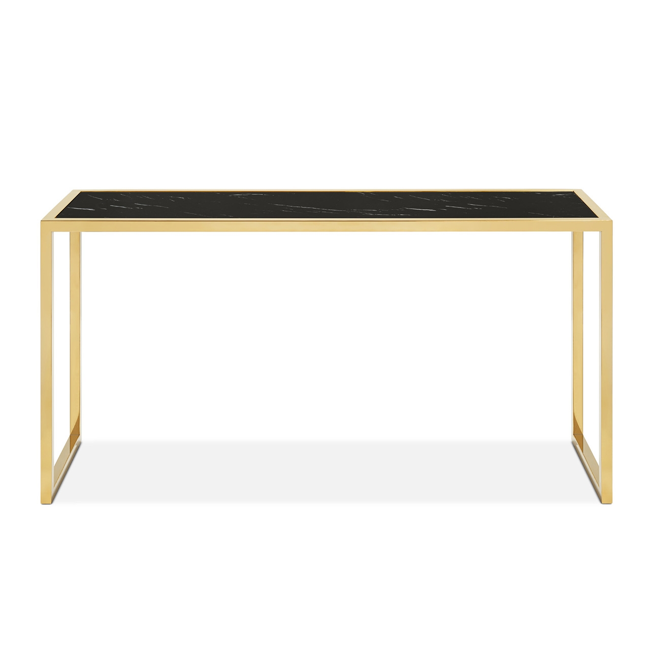 450287-18 ABHIKA КОНСОЛЬНАЯ КОРОНА ПРЯМАЯ H75 150X40 WHITE/GOLD  - Вид №4