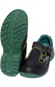 67919 Полуботинки "Рабер" NEW (Нью) с перфорацией (натуральная кожа)  Спецобувь с металлическим и композитным подноском размер 43