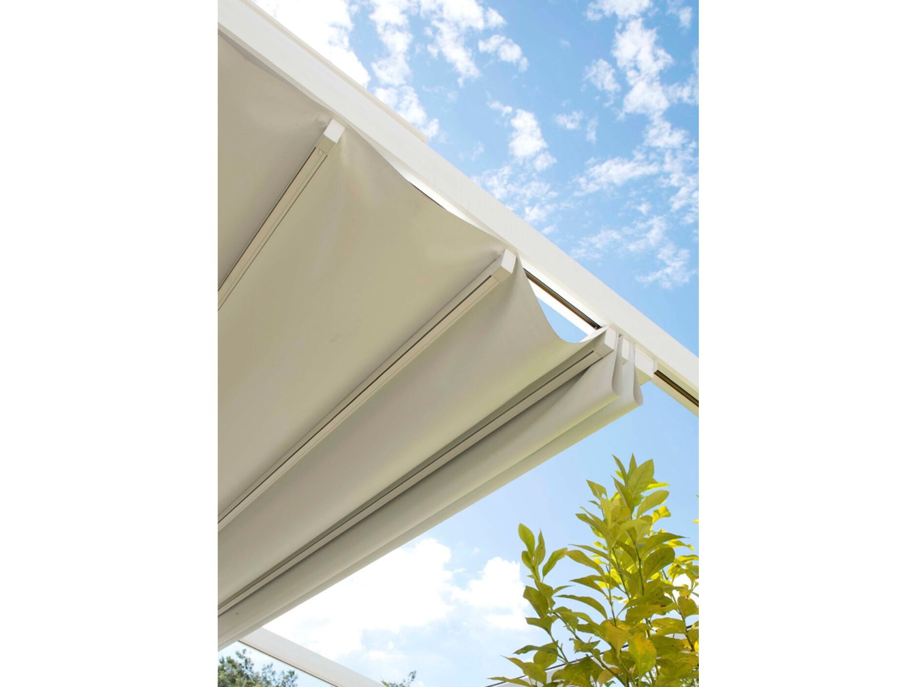 Самонесущая моторизованная беседка из алюминия и ПВХ с раздвижной крышкой Mv Line пергола палатки ARCH-00069309 - Вид №1