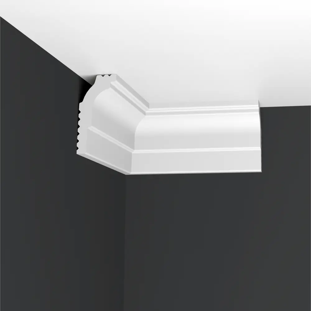FORMAT Уголок для потолочного плинтуса белый 36 мм - элегантное решение стыков 82999073
