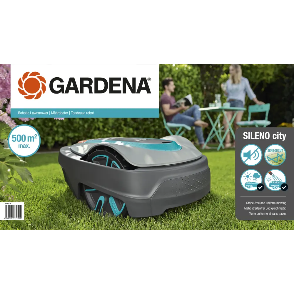 Робот-газонокосилка аккумуляторная Gardena Sileno City 500 18 В, 16 см 82406283 STLM-2083683  - Вид №3