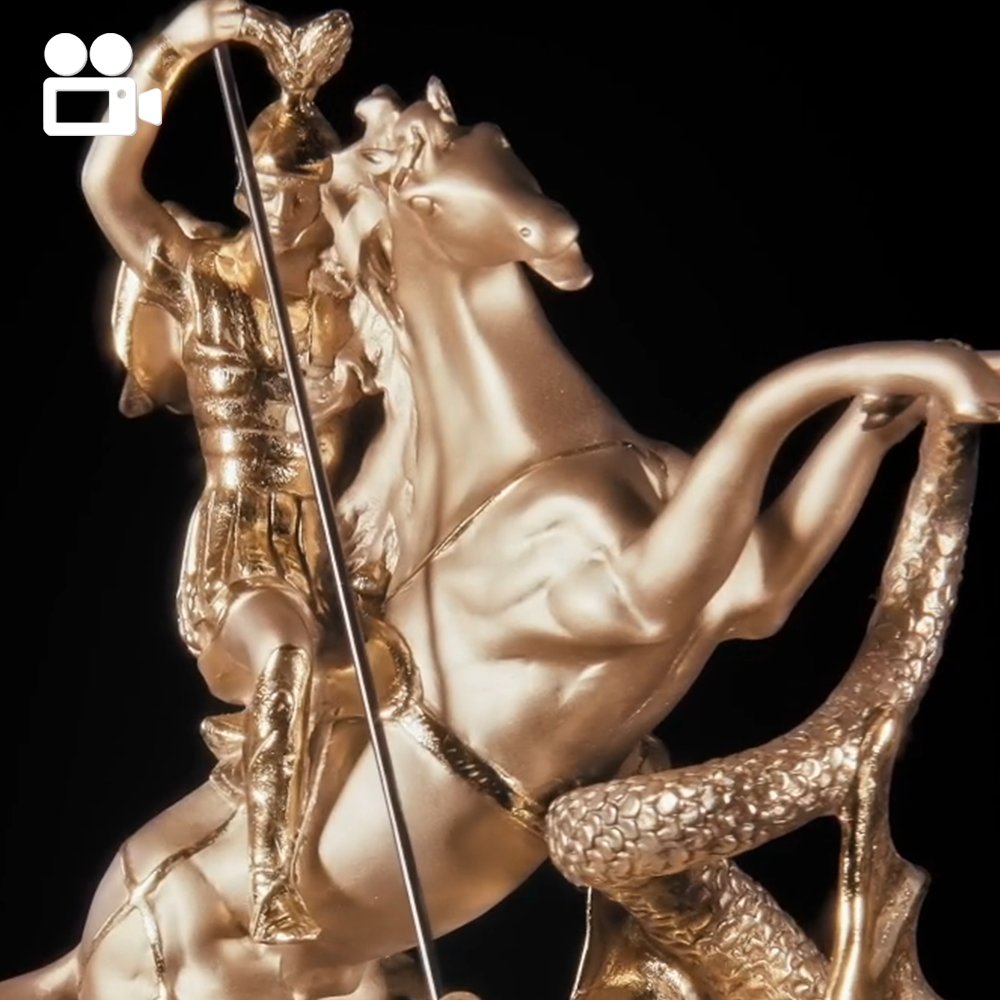 22455 Статуэтка Георгий Победоносец Бронза BOGACHO 4627138187142