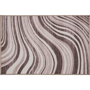 Коврик Адриана 80x120 см нейлон цвет коричневый