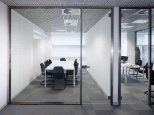 Elitable Стеклянная звуконепроницаемая сдвижная стена для офиса Unika