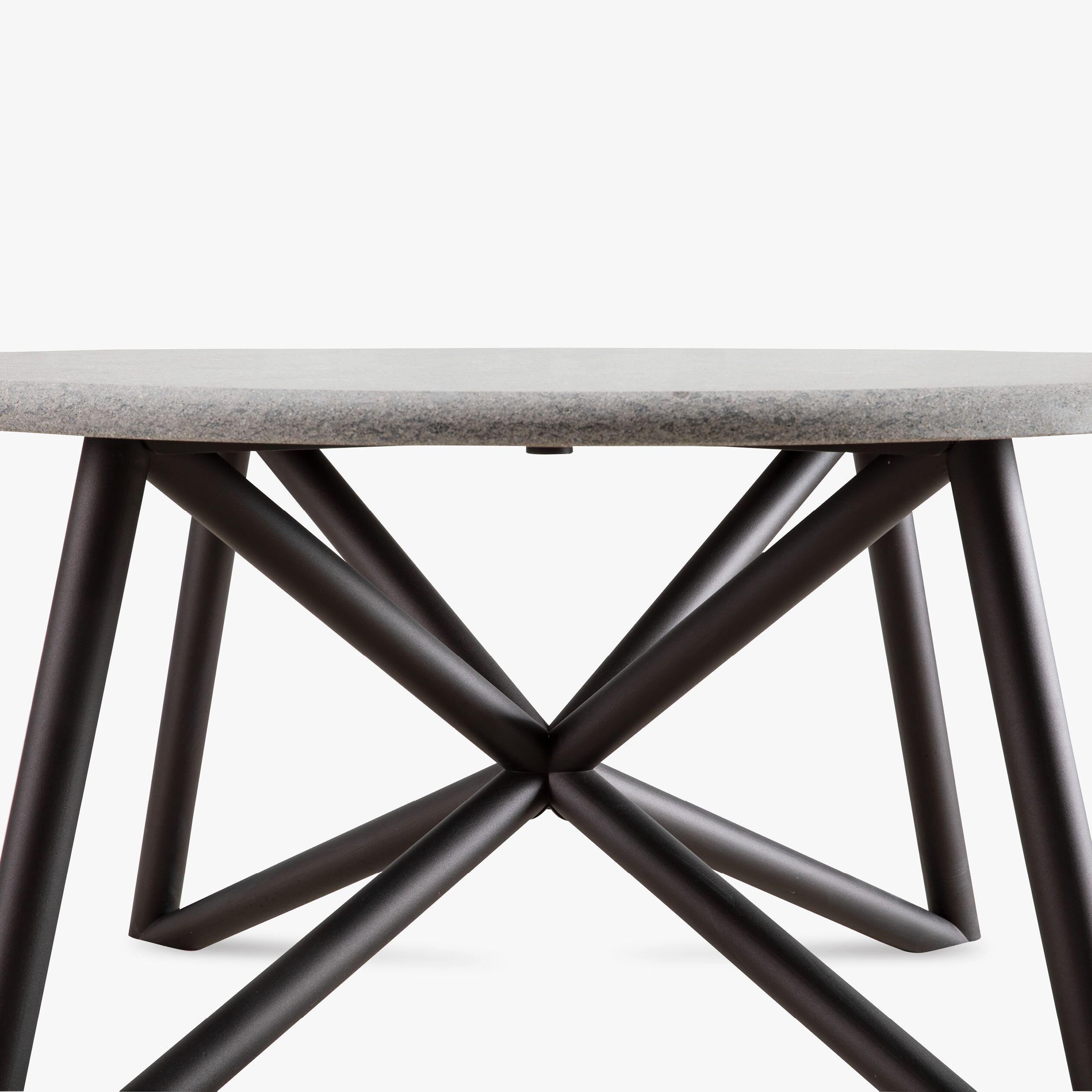 Травертин круглый садовый стол VELTHA® Uni ARCH-00133794 - Вид №3