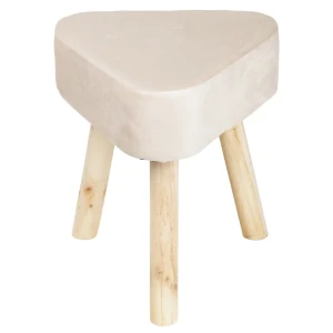 Пуф Dream River треугольный на деревянных ножках бежевый 32x36 см 89432353