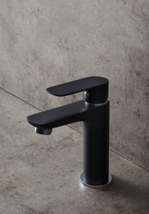 1381272 Смеситель Для Умывальника Go Black Hafa  Черный