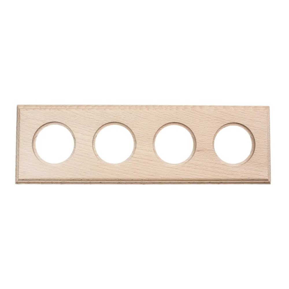 Рамка для розеток и выключателей Electraline 4 поста 220 мм цвет бежевый BF-17 STLM-2048419