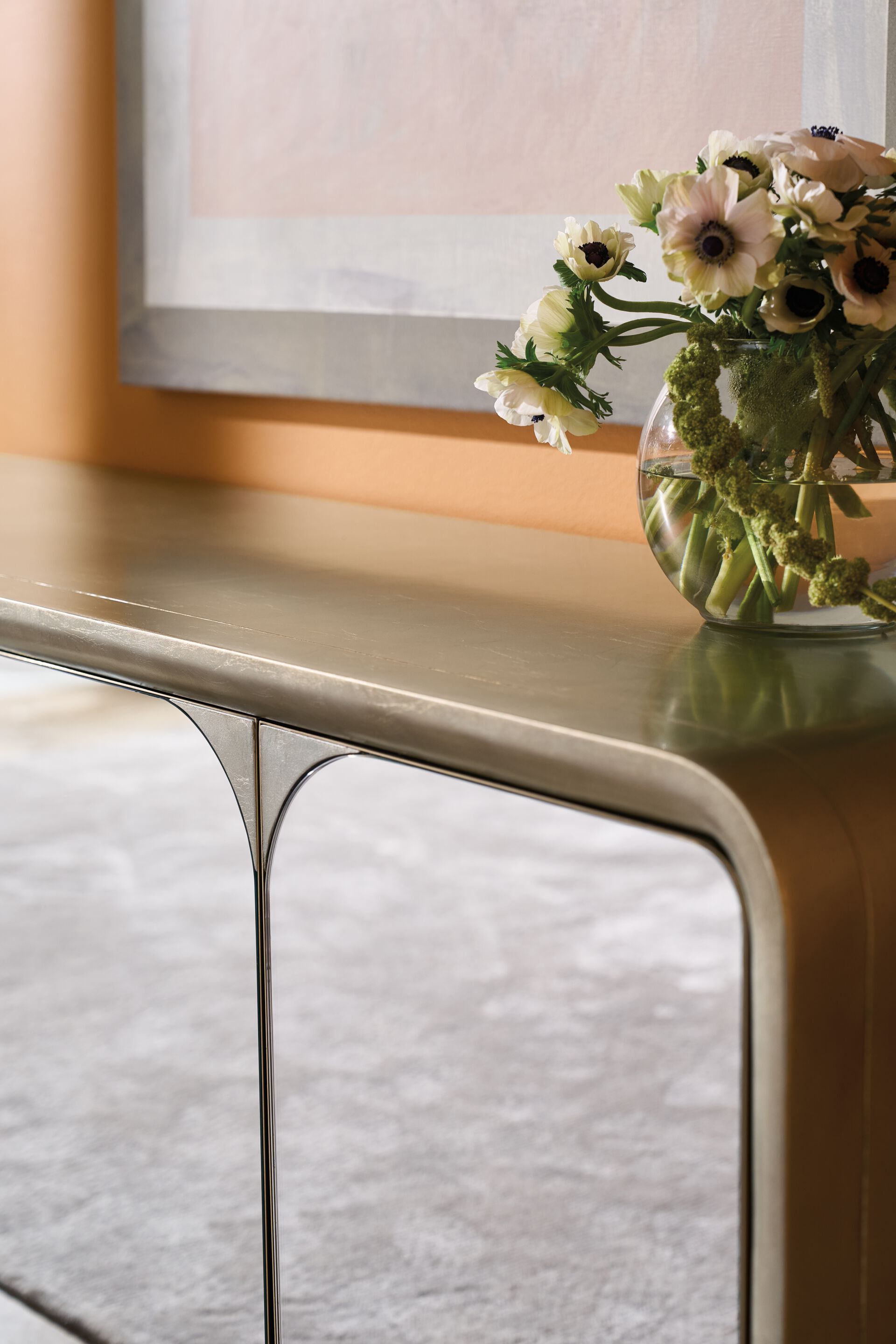 Металлическая решетка с зеркальной дверью Caracole AERO ARCH-00142048 - Вид №2