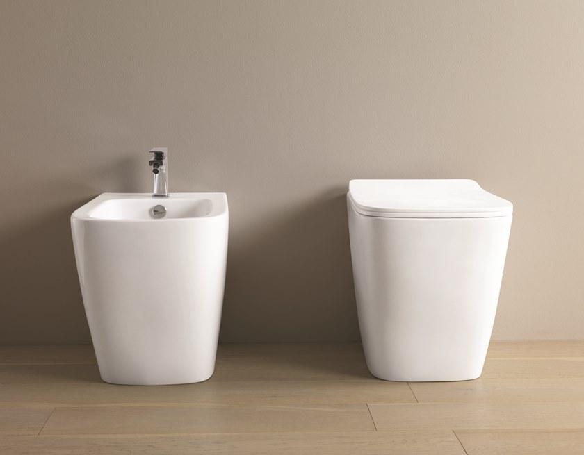 Приставной унитаз напольный Белый ArtCeram A16 Италия sun-id-1437718 - Вид №1