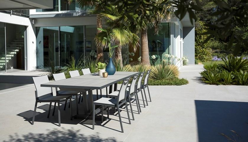 Les jardins Прямоугольный раздвижной садовый стол из hpl Amaka sun-id-1365472 - Вид №11