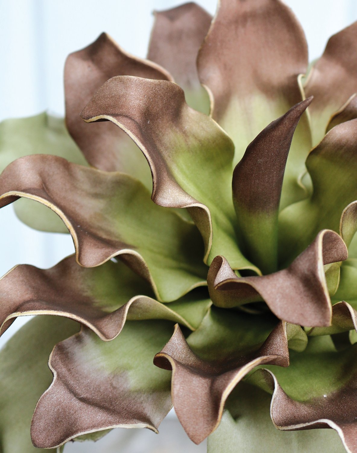 7898 608 a3 Искусственный протея мягкий цветок, 38 см, коричнево-зеленый H-andreas  - Вид №1