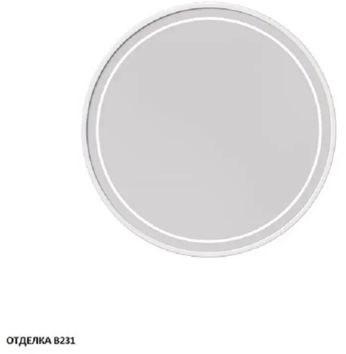 91738577 Зеркало для ванной Caprigo Контур М-188S-B231lum с подсветкой 80x80см STLM-0972924