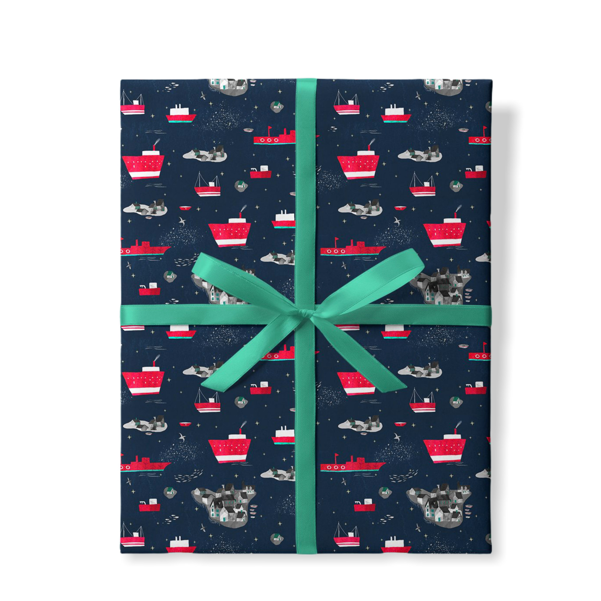 565974 Упаковочная бумага «Большое плавание» 100 х 70 см, 100 г/м2 Santreyd 