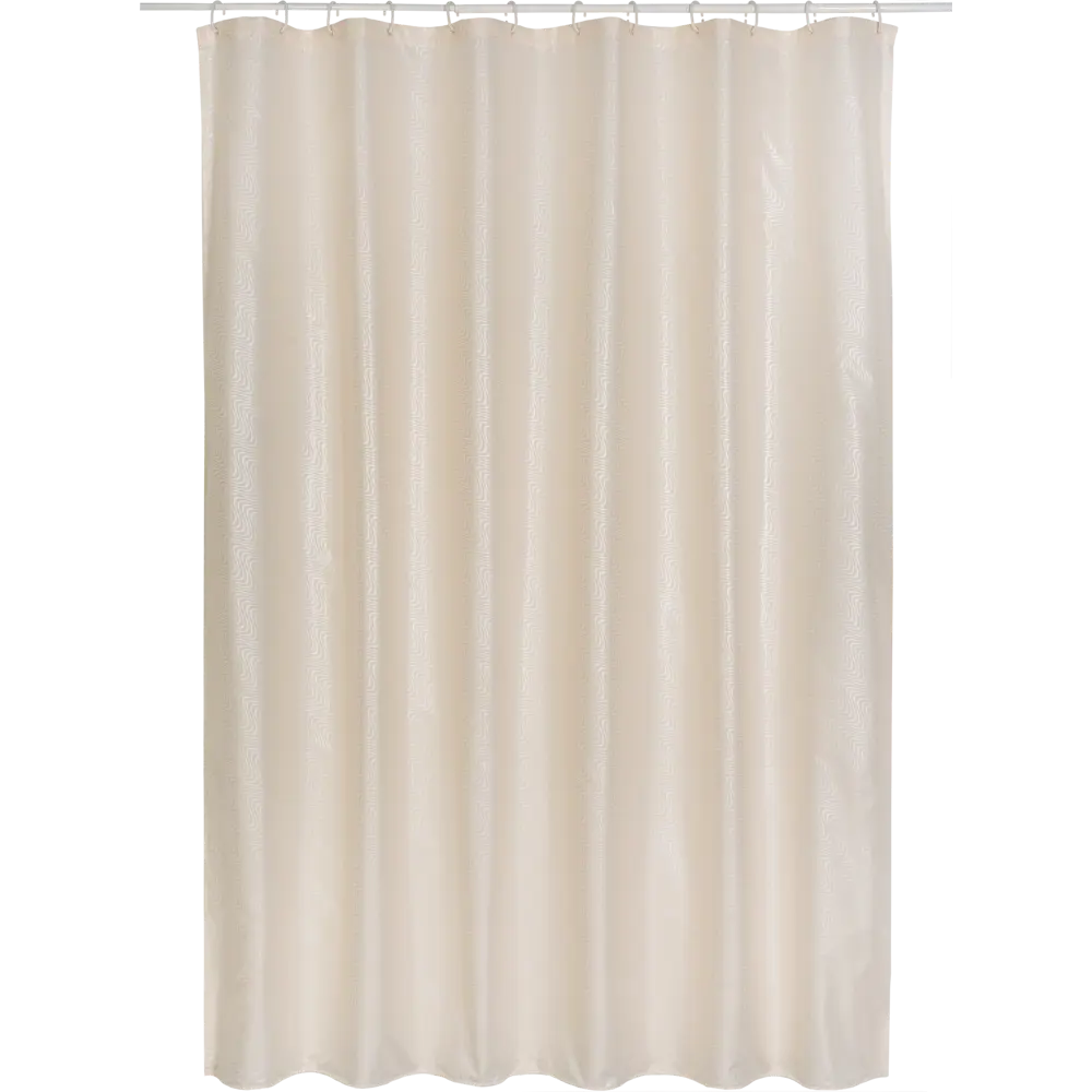 Штора для ванной комнаты «La perla» 180х200 см цвет бежевый 15478349 STLM-2057532 WESS - Вид №1