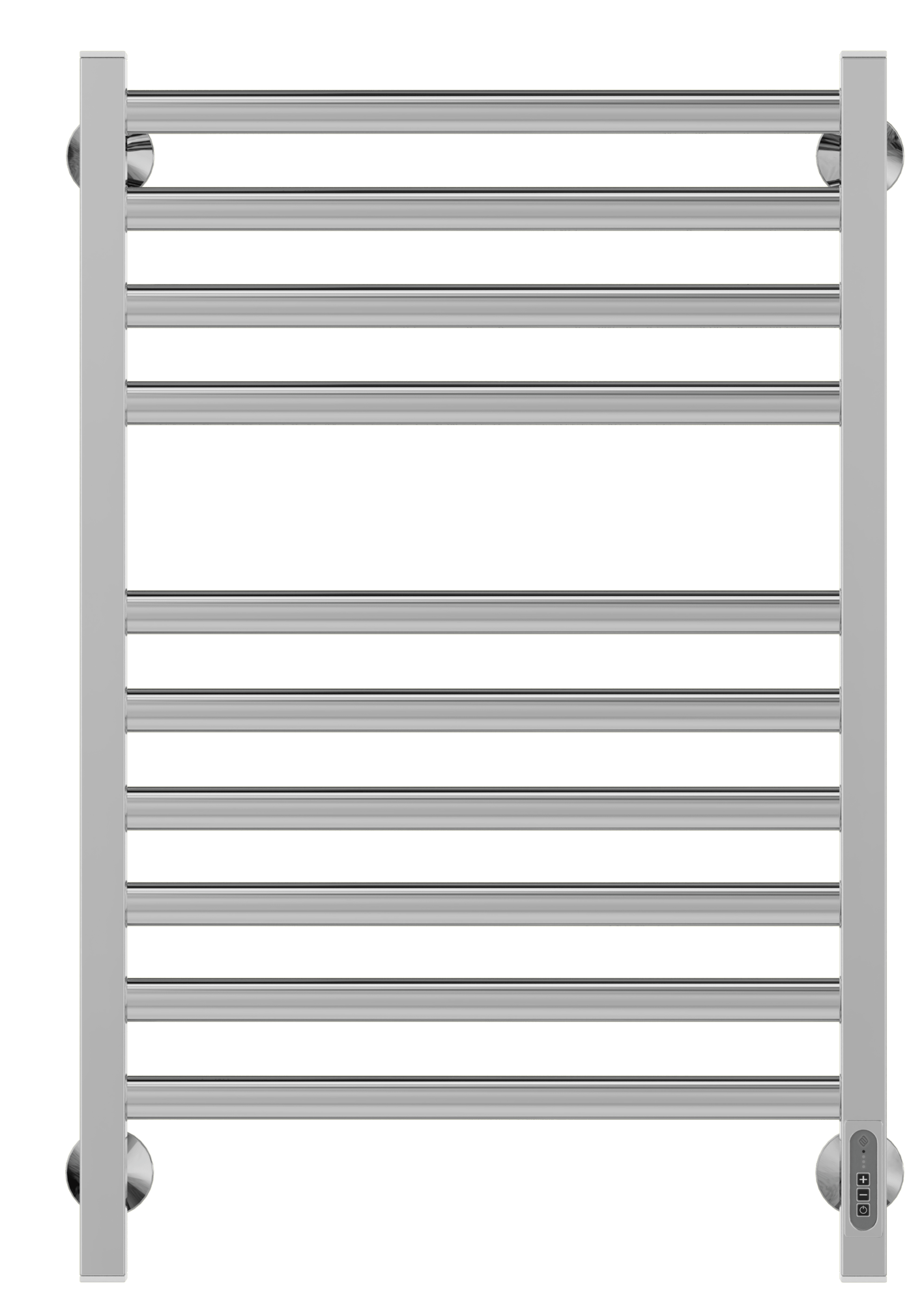 4660059580265 ЭЛЕКТРИКА Енисей П10 500х800 (6+4) электро ( new встроен.диммер) Полотенцесушитель TERMINUS Нержавеющая сталь  - Вид №1