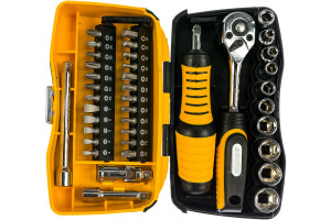 15544835 Биты и торцовые головки с трещоткой и воротком 39шт PROFI 25135-H39 STAYER