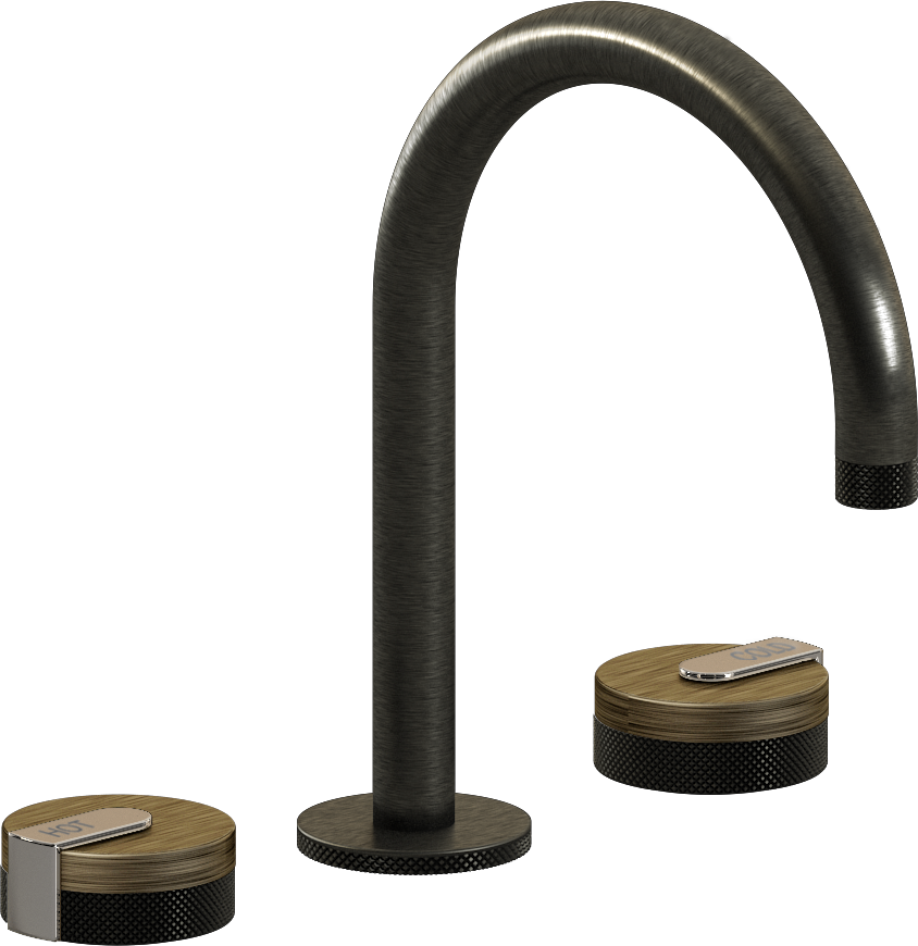 E-11512-R1VBB-L1PN-BOX Смеситель для умывальника на 3 отвертия GRAFF MOD+