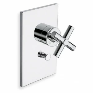 CRIEV669 Внешние части прогрессивного смесителя для ванны / душа для CRICS535 с переключателем на 2 выпускных отверстия и пластиной из АБС-пластика Cristina Rubinetterie