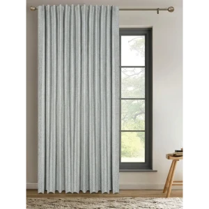 Штора на ленте Анна 200x270 см цвет серо-белый