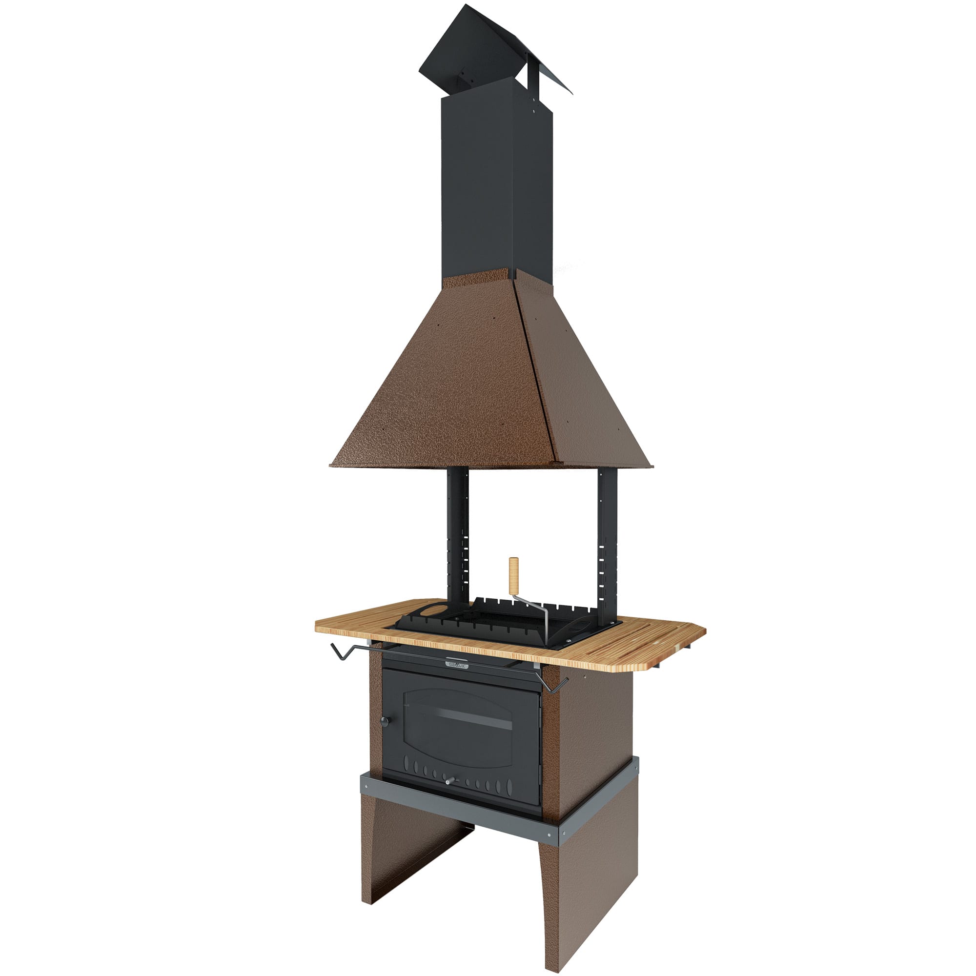 18626642 Гриль «Suomi Grill», толщина стали 2 мм, двойные стенки, термо-полимерная краска Santreyd 